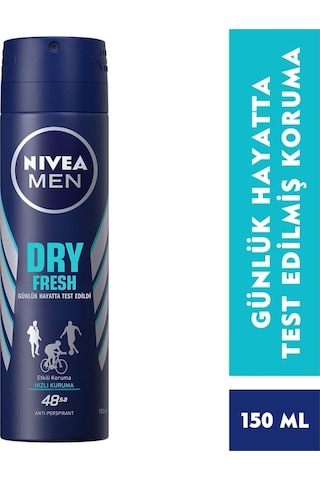 Nivea Men Dry Fresh Erkek Sprey Deodorant 150 ML