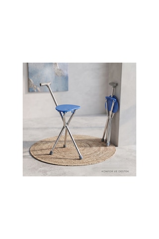 Katlanabilir Baston Sandalye - Oturaklı - 88 Cm Belirtilmemiş