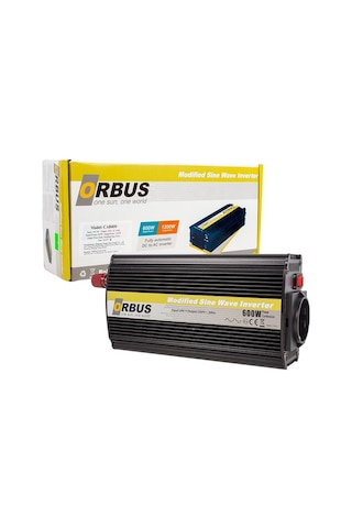 Ayt Orbus 600w 24v Modified Sinus İnvertör 220 Volt Çevirici Çakmaklıklı İnverter