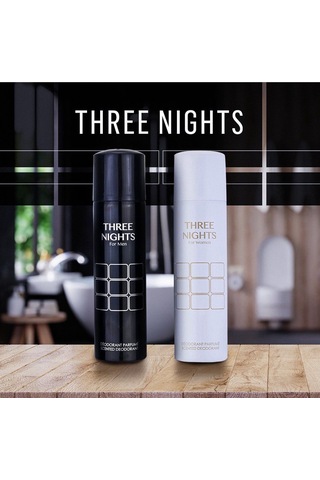 Paris Flowers Three Nights Erkek Sprey Deodorant 2 x 150 ML