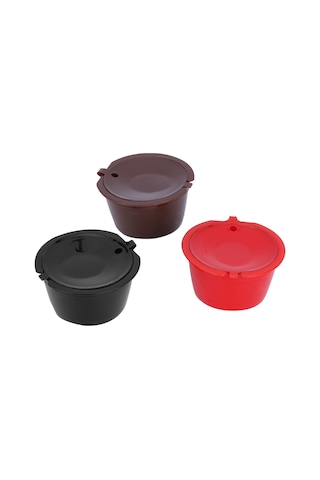 Shineyee Dolce Gusto Makinaları İçin Yeniden Kullanılabilir Kahve Kapsülü Seti - 304 Çelik + Pp Malzeme, Filtreleyici Fonksiyon, Kaşık Ve Fırça İle Ev/ofis Kullanıma Uygun