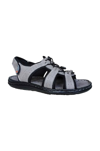Dr.Soft Erkek Deri Sandalet 024-0044 - Gri