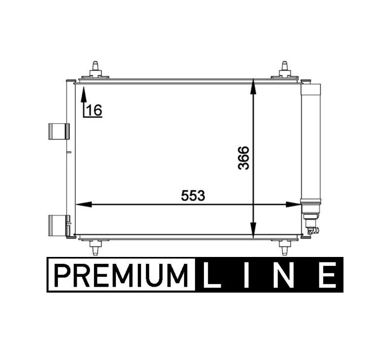Klima Radyatörü Kondenser Peugeot P307-p307 Sw Cıtroen C4-c5 2.0 Hdı 6453 Fh 6453 Fp 6455 Ac