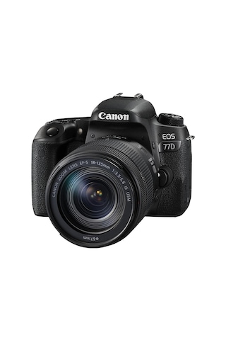 Canon EOS 77D 18-135 MM IS USM DSLR Fotoğraf Makinesi (İthalatçı Garantili)