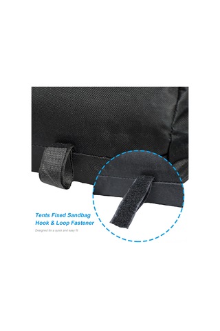 Qingmipy Rüzgara Dayanıklı Çadır Ağırlık Torbaları - 600d Oxford Kumaş, Taşınabilir Ve Kolay Kullanım, Açık Hava Etkinlikleri İçin