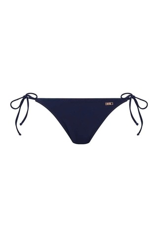 U.S. Polo Assn. Kadın Lacivert İpli Bikini Alt Lacivert
