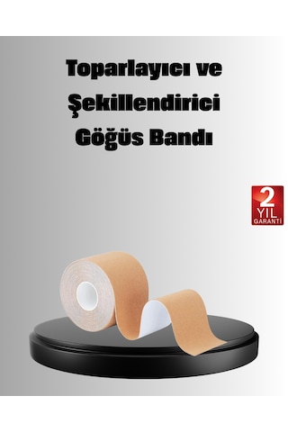 Zero Land Askısız - 966 - Görünmez Göğüs Bandı Dekolteli Kıyafetler İçin - Spt-gld - Destekleyici Bant Çok Renkli