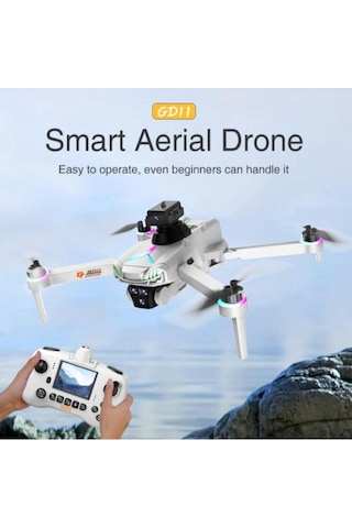 Gd11 Fpv Drone 4k Eıs Kamera Fırçasız Motor Tasıma Cantalı Kulaklık Ve Akıllı Bileklik Hediyeli