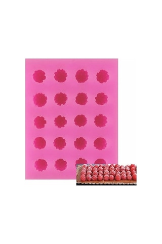 Fastbuy Şekilli Silikon Kalıp Ahududu Pasta Çikolata Puding Dekorasyon Kek Yapma Ürünleri Fırın Mutfak Aksesuarları Çok Renkl Çok Renkli