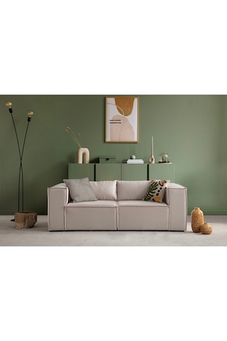 Nova 2 Modül Modüler Koltuk & Kanepe Takımı Kırık Beyaz
