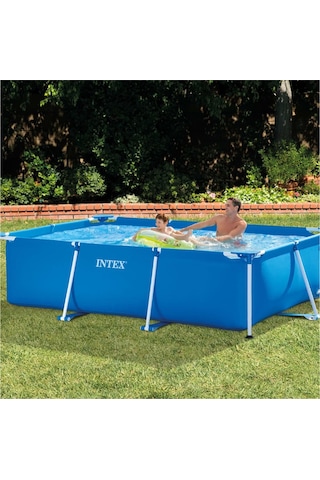 Intex Dikdörtgen Havuz 300x200x75cm Çok Renkli
