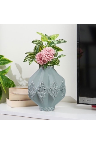 Evidea Deco Anitta Vazo - Gri - 24 Cm Gri