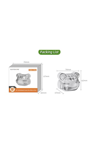 Djı Mavic Mini 4 Pro Şeffaf Gimbal Kapağı