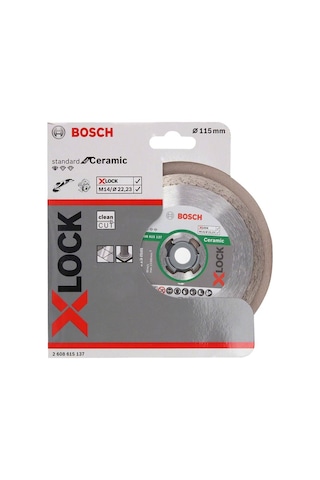 Bosch X-Lock Standard For Ceramic 115 mm Elmas Kesici Disk - 2608615137