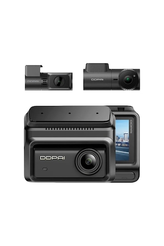 Z90 Araç Kamerası Ön Arka Iç Kamera 3 Kanallı Full Hd Kayıt Geniş Açı Döngüsel Kayıt