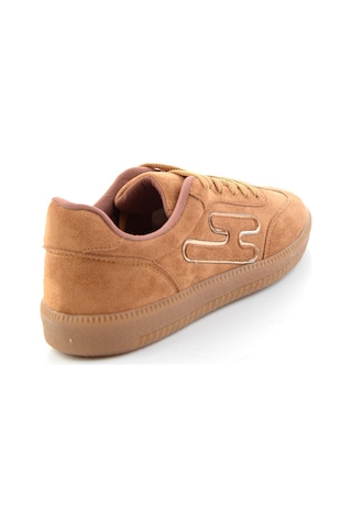 Bambi Camel Süet Kadın Sneaker K01705000372