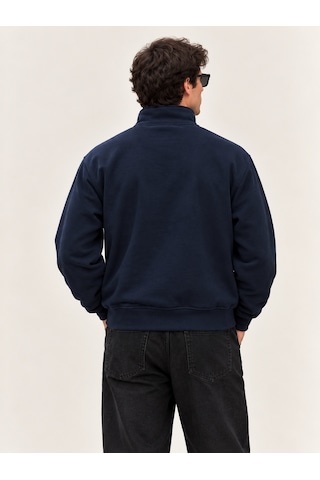 Vigoss Hakim Yaka Ferm. Erkek Sweatshırt 63259-30112 Lacivert