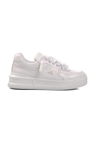 Ayakmod Premium 1306 Beyaz Cilt Erkek Sneaker 001