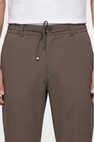Sabri Özel Erkek Haki Normal Kesim Regular Fit Pamuklu Armürlü Bel Lastikli Jogger Pantolon