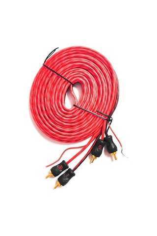Ben Audio Anfi Kablosu 2rca 2rca Şaseli 5mt Kırmızı Ben Audıo Fx-5b