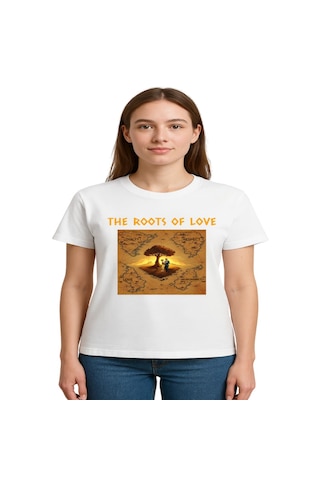 Dreamotto The Roots Of Love T-shirt Beyaz