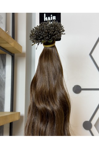 Hairpim Wavy 0.6 Gr Kahve 50 Adet 70 Cm Yeni Nesil Kaynak Saç Kahverengi