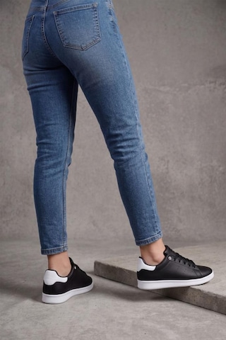 Pisagor Cool Ursula Unisex Sneakers Spor Ayakkabı Siyah-Beyaz
