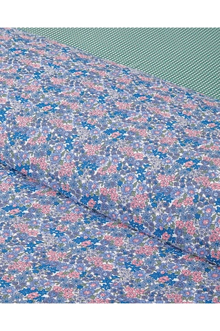 English Home Petit Chamomile Baskılı Tek Kişilik Pike Takımı 150x220 Cm Pembe Çok Renkli