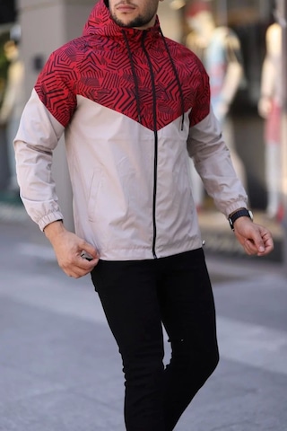 Unisex Kapüşonlu İçi Astarlı Yağmurluk - Bej Bej