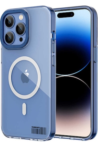 YoungKit Apple Uyumlu iPhone 14 Pro Max Kılıf Magsafe Şarj Özellikli Youngkit Coloured Glaze Serisi Kapak Youngkit-10133
