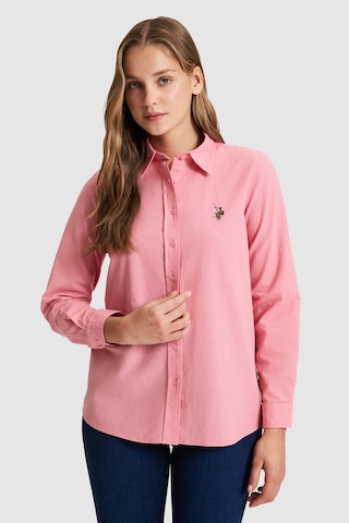 U.s. Polo Assn. Kadın Pembe Gömlek Basic 50320204-vr041