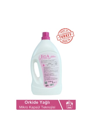 Ega Kimya Aktif Kapsül Teknolojili Orkide Çamaşır Yumuşatıcısı 4100 ML