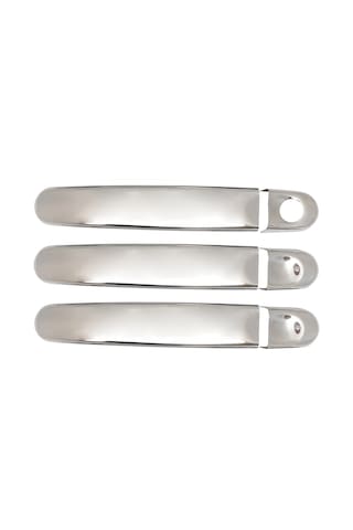 Volkswagen Transporter T6 Uyumlu 2015-2023 Krom Kapı Kolu 3 Kapı Paslanmaz  Çelik