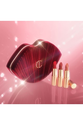 Charlotte Tilbury Hot Lips Bag Pembe