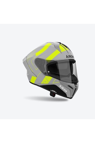 Aıroh Matryx Scope Yellow Matt Kask Gri Sarı