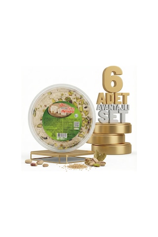 Afia Antep Fıstıklı Tahin Helvası 6x500 Gr