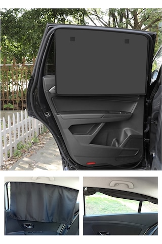 Ankaflex Perde Araç Oto Yan Cam Güneşlik Perdesi 2 Adet