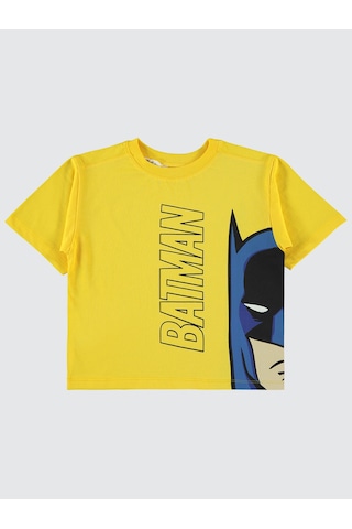 Batman Erkek Çocuk Tişört 2-5 Yaş Sarı