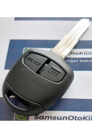 Mitsubishi Lancer Kumanda Kabı Anahtar Kabı 2 Buton Mıt1 1r Uçlu