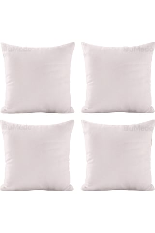 Dekoratif 4'lü Kırlent Yastık Kılıfı Seti - 42 X 42 Cm - Krem