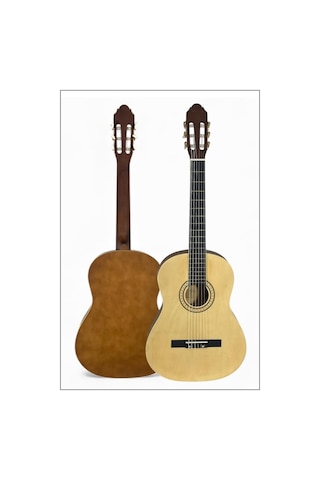 Victor Klasik Gitar Seti Naturel Renk Mat Cila