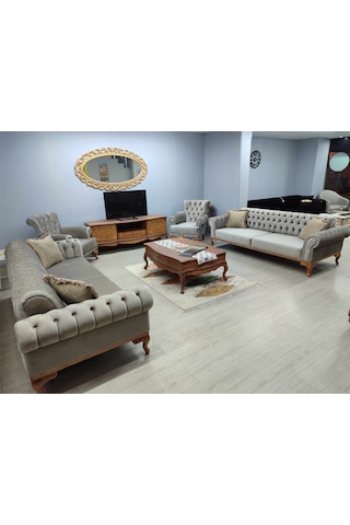 İstanbul Chester Koltuk Takımı Roza Model