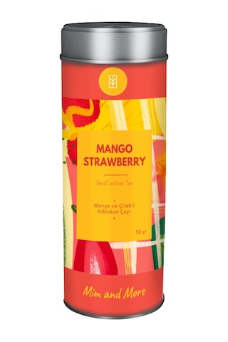 Mim And More Mango Strawberry Mango ve Çilekli Hibiskus Çayı 50 G