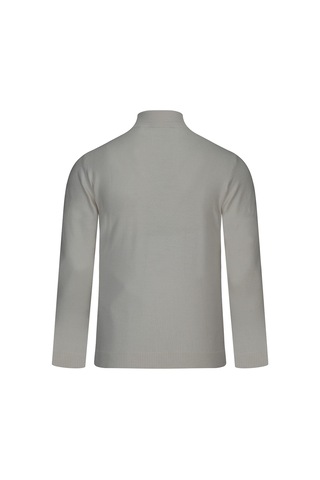 Hatemoğlu Taş Regular Fit Yarım Balıkçı Yaka Yünlü Kazak 2982363 Taş