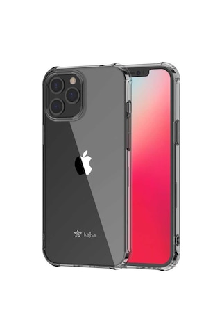 Kajsa Apple Uyumlu iPhone 12 Pro Max Kılıf Kajsa Transparent Kapak ZORE-218908