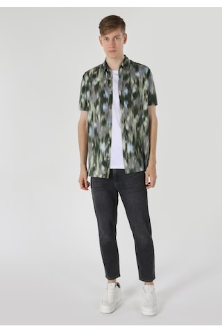 Colin's Colins Yeşil Erkek Gömlek K.kol Olive Green Çok Renkli