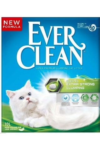 Ever Clean Extra Strong Scented Kokulu İnce Taneli Topaklaşan Kedi Kumu 10 L Ever Clean Extra Strong Scented Kokulu İnce Taneli Topaklaşan Kedi Kumu 10 L