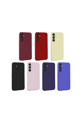Samsung Galaxy Uyumlu A54 Kılıf Zore Esnek Mat Premier Silikon Kapak