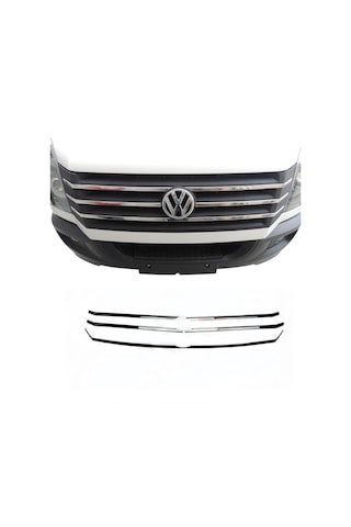 Vw Crafter Krom Ön Panjur 2011-2017 6 Parça Paslanmaz Çelik N11.6292