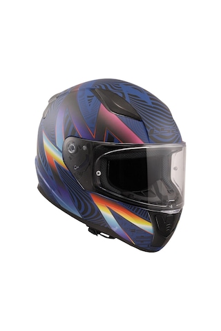 Ls2 Rapid 2 Optik Kapalı Motosiklet Kaskı Mavi - Mor